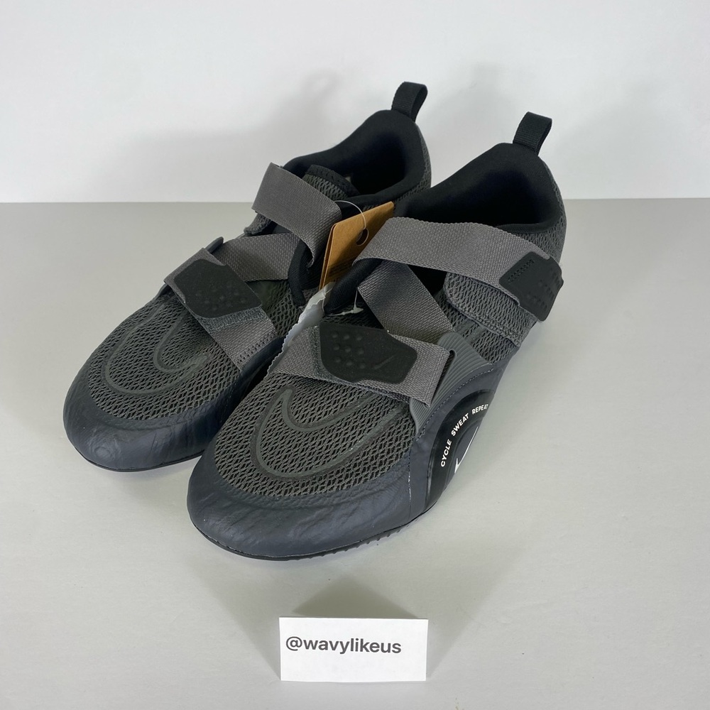 NIKE 🌊 SuperRep Cycle 2 Iron Grey Next Nature Cycling Shoes Men Size 11